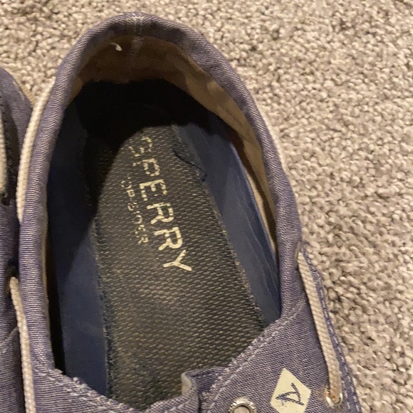 Men’s Sperry. Size 9 Blue - Picture 4 of 6